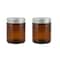 8oz. Amber Glass Candle Jars, 2ct. by Make Market®